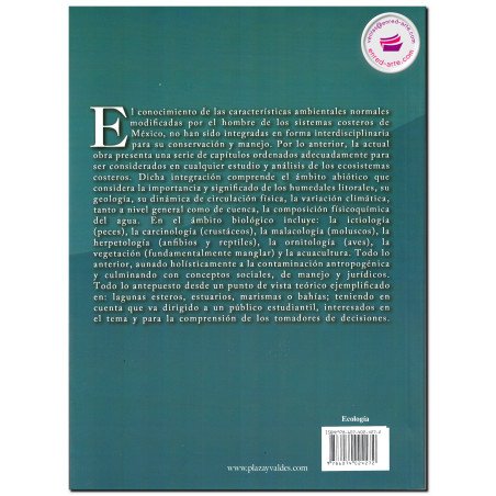 AMBIENTE, BIOLOGÍA, SOCIEDAD, MANEJO Y LEGISLACIÓN DE SISTEMAS COSTEROS MEXICANOS, Guadalupe De La Lanza Espino