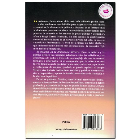 EL MALESTAR DE LA DEMOCRACIA EN MÉXICO, Elecciones, cultura política, instituciones y nuevo autoritarismo, Jorge García Montaño