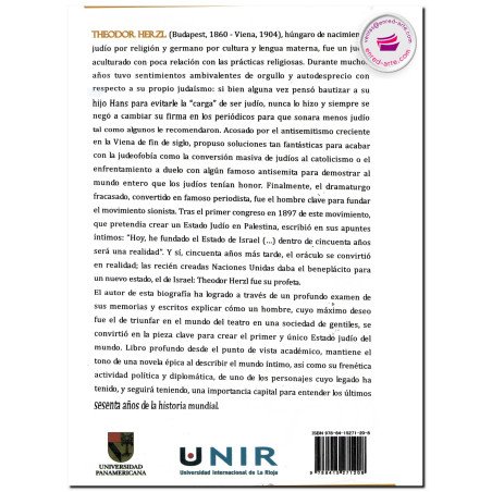 EL ORIGEN DEL ESTADO DE ISRAEL, Biografía de Theodor Herzl, Pedro J. Cobo Pulido