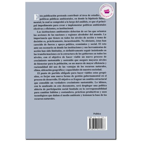 ANÁLISIS DE LA POLÍTICA AMBIENTAL, Carlos F. Lascurain Fernández