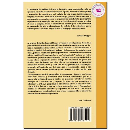 EN LOS MÁRGENES DE LA EDUCACIÓN, México a finales del milenio, Buenfil Burgos