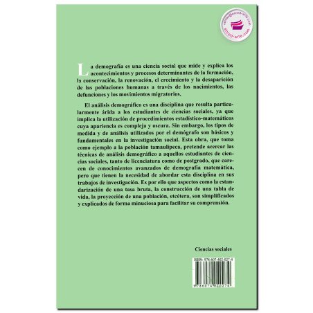 ANÁLISIS DEMOGRÁFICO DE TAMAULIPAS, Simón Pedro Izcara Palacios