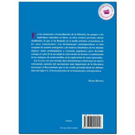 ESCENA CON OTRA MIRADA, Antología de dramaturgas, Reyna Barrera