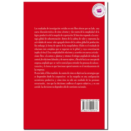 ESTRATEGIAS EMPRESARIALES DE SUBCONTRATACIÓN INTERNACIONAL, Marcela A. Hernández Romo