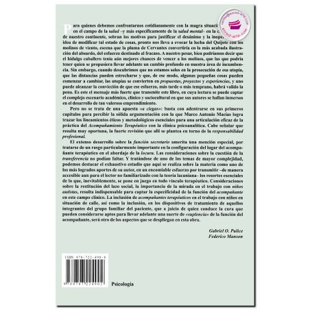 EXPERIENCIA PSICOANALÍTICA Y ACOMPAÑAMIENTO TERAPÉUTICO, Macías López