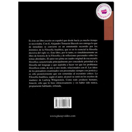 FILOSOFÍA ANALÍTICA, Un panorama, Alejandro Tomasini Bassols