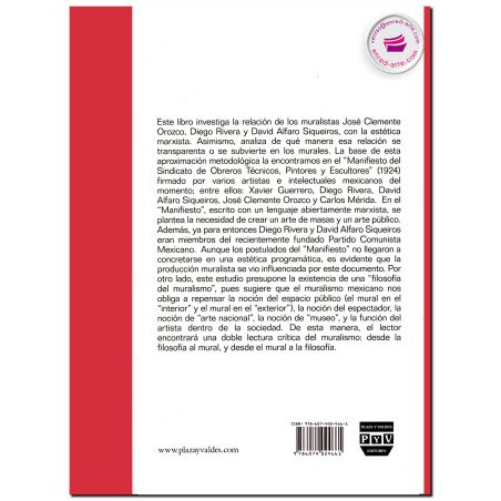 FILOSOFÍA DEL MURALISMO MEXICANO, Orozco, Rivera y Siqueiros, Héctor Jaimes