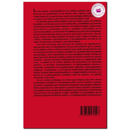 ANTROPOLOGÍA POLÍTICA, Enfoques contemporáneos, Héctor Tejeda Gaona