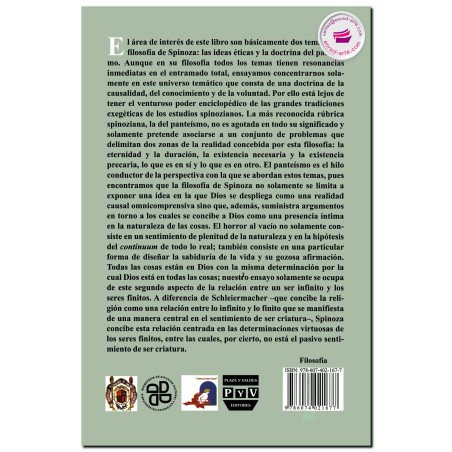 HORROR VACUI, Voluntad y deseo en el pensamiento de Spinoza, Manuel Pineda