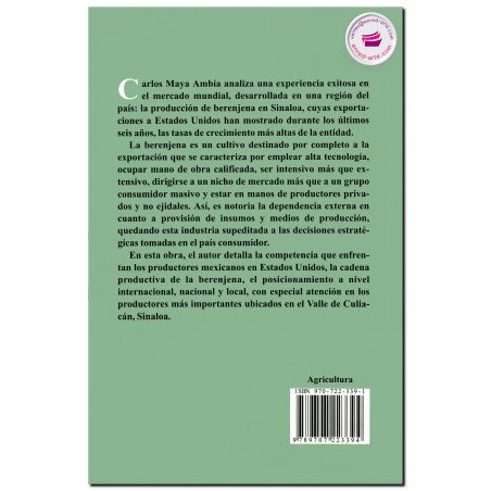 HORTICULTURA DE EXPORTACIÓN Y COMPETENCIA GLOBAL, Carlos Javier Maya Ambia
