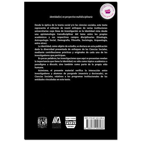 IDENTIDADES EN PERSPECTIVA MULTIDISCIPLINARIA, Ma. Angélica Galicia Gordillo