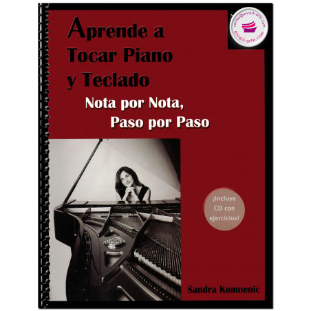 APRENDE A TOCAR PIANO Y TECLADO, Nivel 1, Sandra Komnenic