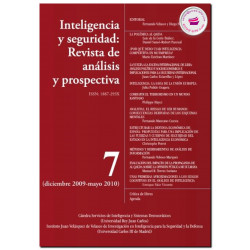 INTELIGENCIA Y SEGURIDAD: REVISTA DE ANÁLISIS Y PROSPECTIVA. Nº 7, Velásco