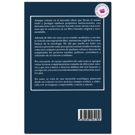 INTRODUCCIÓN A LAS CIENCIAS SOCIALES, José Inés Lozano Andrade