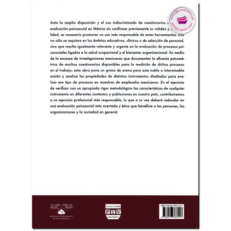 INVESTIGACIONES PSICOMÉTRICAS DE ESCALAS PSICOSOCIALES EN TRABAJADORES MEXICANOS, Arturo Juárez García