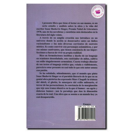 ISSAC BASHEVIS SINGER, Su obra y su leyenda, Sergio Nudelstejer