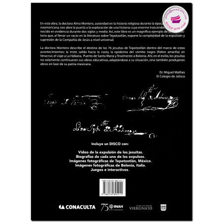 JESUITAS DE TEPOTZOTLÁN, La expulsión y el amargo destierro, Alma Montero