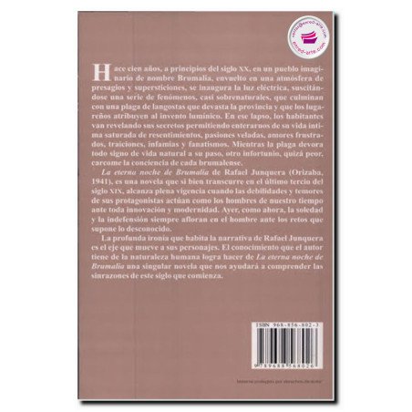 LA ETERNA NOCHE DE BRUMALIA, Rafael Junquera Maldonado