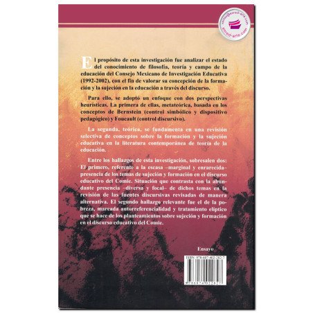 LA FORMACIÓN Y LA SUJECIÓN EN EL DISCURSO TEÓRICO DE LA EDUCACIÓN EN MÉXICO, Armando Gómez Villalpando