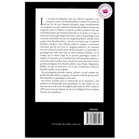 LA GENEALOGÍA COMO FILOSOFÍA POLÍTICA EN MICHEL FOUCAULT, Núñez Rodríguez