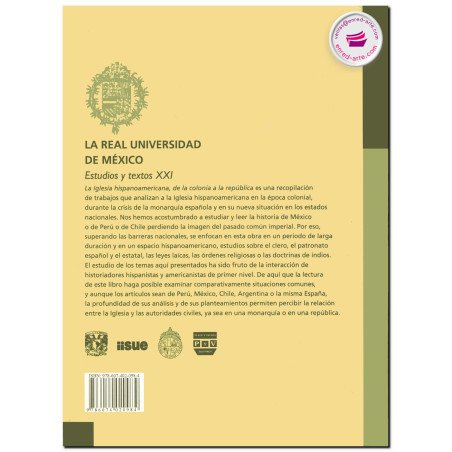 LA IGLESIA HISPANOAMERICANA, De la colonia a la república, Rodolfo Aguirre