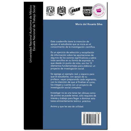 APUNTES PARA LA ELABORACIÓN DE UN PROYECTO DE INVESTIGACIÓN SOCIAL, María Del Rosario Silva