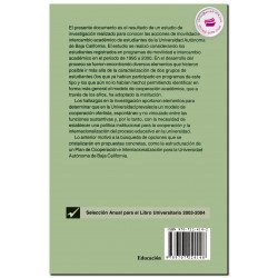 LA MOVILIDAD ESTUDIANTIL EN LA UABC, Hacia un plan de internacionalización y cooperación interinstitucional