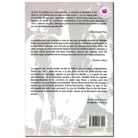 LA PALABRA ME SONÓ EXTRAÑA, Matilde Pons