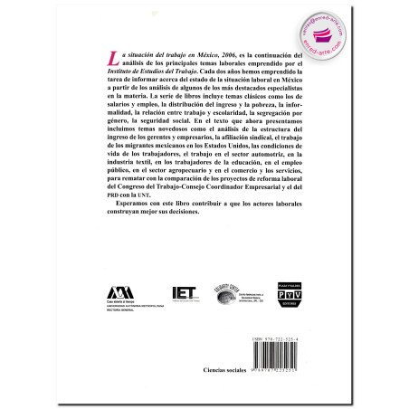 LA SITUACIÓN DEL TRABAJO EN MÉXICO, 2006, Enrique De La Garza Toledo
