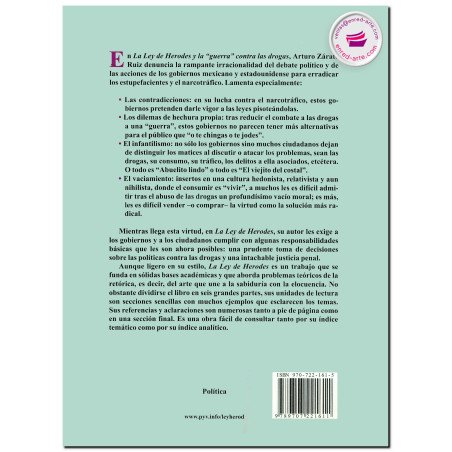 LEY DE HERODES Y LA “GUERRA“ CONTRA LAS DROGAS, Arturo Zárate Ruiz