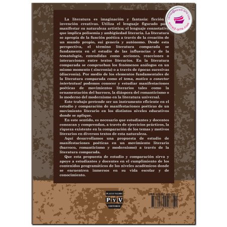 LITERATURA COMPARADA, Cómo estudia movimientos literarios, Balcázar Orozco