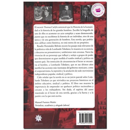 LOMBARDO, Novela Histórica, Rosalío Hernández Beltrán