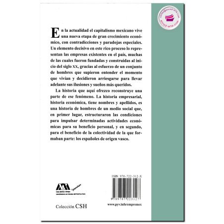 LOS EMPRESARIOS MEXICANOS DE ORIGEN VASCO Y EL DESARROLLO DEL CAPITALISMO EN MÉXICO 1880-1950, Carlos Herrero