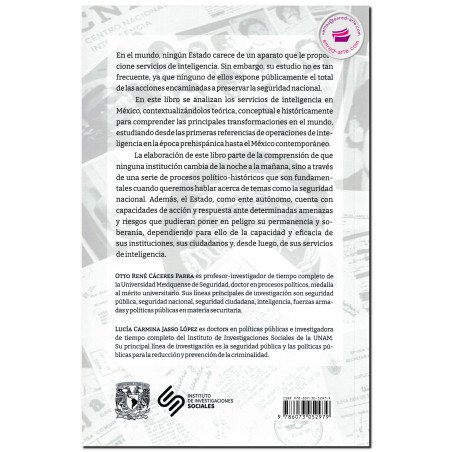 LOS SERVICIOS DE INTELIGENCIA EN MÉXICO, ayer y hoy, Jasso López Lucía Carmina
