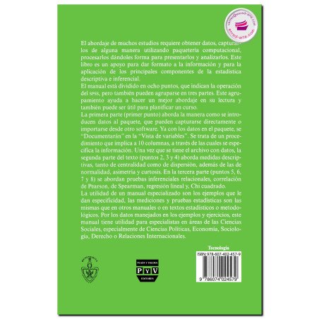 MANUAL DE SPSS CON APLICACIONES A LAS CIENCIAS SOCIALES, Francisco Sánchez