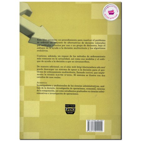 MÉTODOS DE ORDENAMIENTO MULTICRITERIO, Juan Carlos Leyva López