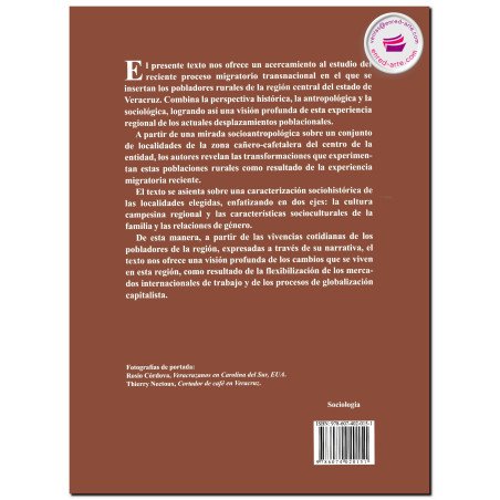 MIGRACIÓN INTERNACIONAL, Crisis agrícola y transformaciones culturales en la región central de Veracruz, Rocío Córdova Plaza