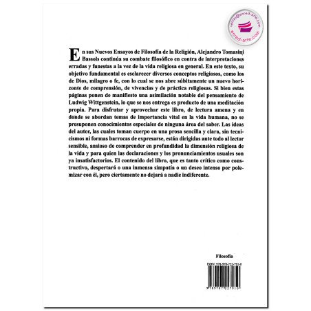 NUEVOS ENSAYOS DE FILOSOFÍA DE LA RELIGIÓN, Alejandro Tomasini Bassols