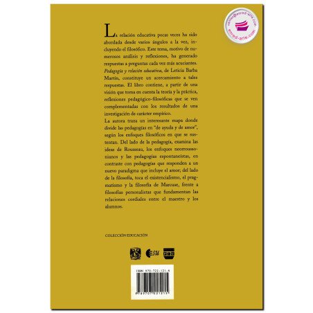 PEDAGOGÍA Y RELACIÓN EDUCATIVA, Leticia Barba Martín