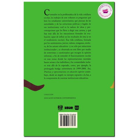 PRÁCTICAS Y REPRESENTACIONES EN EDUCACIÓN SUPERIOR, Juan Manuel Piña Osorio