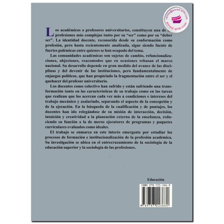 PROFESIONALIZACIÓN DE LA DOCENCIA UNIVERSITARIA: TRANSFORMACIÓN Y CRISIS, Leticia Del Carmen Romero Rodríguez