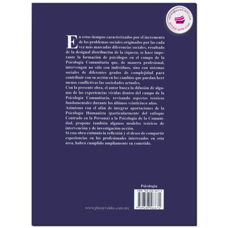 PSICOLOGÍA DE LA COMUNIDAD, José F. Gómez Del Campo Estrada