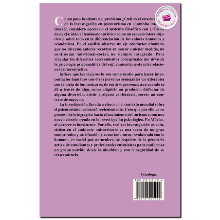 PSICOTURISMO, Aspectos psicosociologícos y filosóficos, Evangelina Ruiz