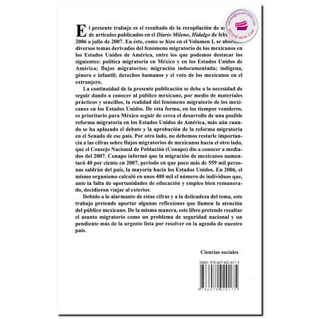 REFLEXIONES SOBRE EL FENÓMENO MIGRATORIO DE LOS MEXICANOS EN ESTADOS UNIDOS, Vol. II, Adolfo Alberto Laborde Carranco