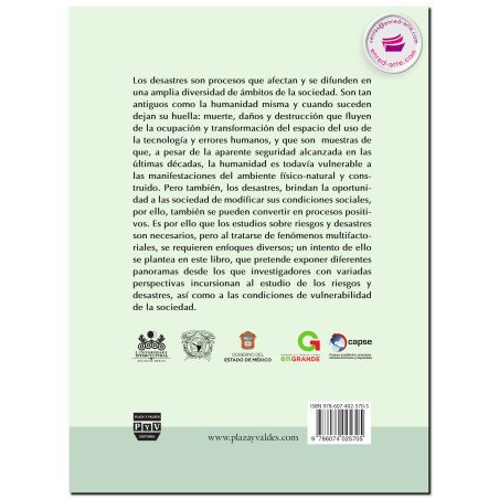 RIESGOS Y DESASTRES, Aproximaciones teóricas y empíricas, Alejandra Toscana Aparicio