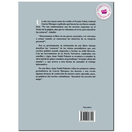 SASTRE APRENDIZ Y SUS COSTURAS, Estudio de la narrativa periodística temprana de García Márquez, Juan Nadal Palazón