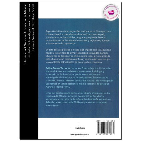 SEGURIDAD ALIMENTARIA: SEGURIDAD NACIONAL, Felipe Torres Torres