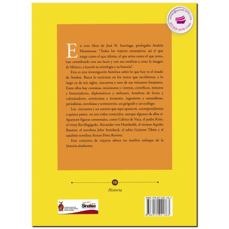 SINALOA EN PLUMAS EXTRANJERAS, Siglos XVI-XXI, José N. Iturriaga