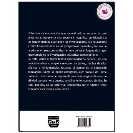 TEORÍA Y DESARROLLO DE LA INVESTIGACIÓN EN EDUCACIÓN COMPARADA, Jaime Calderón López Velarde