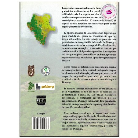 VEGETACIÓN Y ECORREGIONES DE DURANGO, M. Socorro González Elizondo